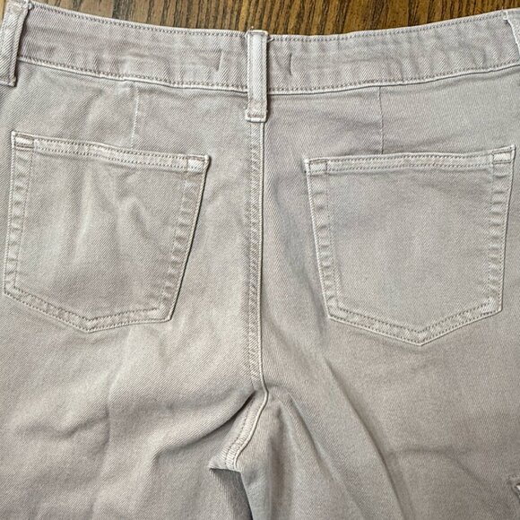 Maurices Edgely Relaxed Boyfriend Straight Mid Rise Cargo Jeans Pink size 10 - Picture 5 of 6